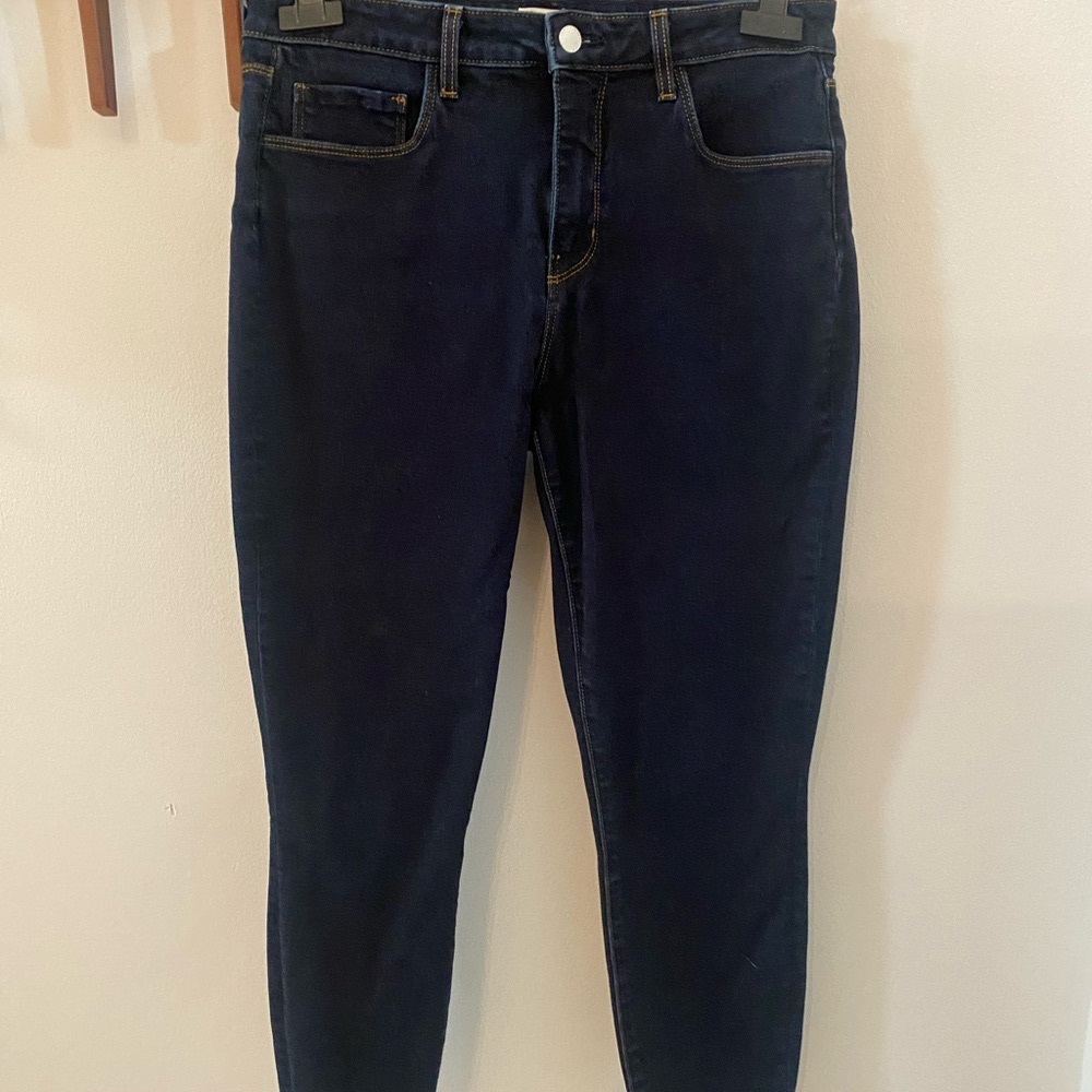 L'Agence Skinny High Rise Jeans Color: Ink Size 29